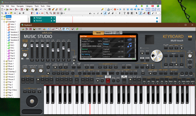 Sofeh Music Studio screenshot